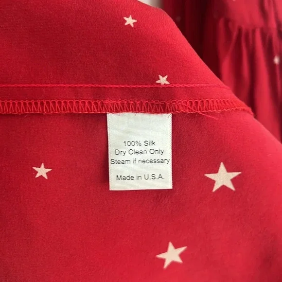 NWT STONED IMMACULATE X Stellaire Duval Star Dress 100% silk - Picture 8 of 9